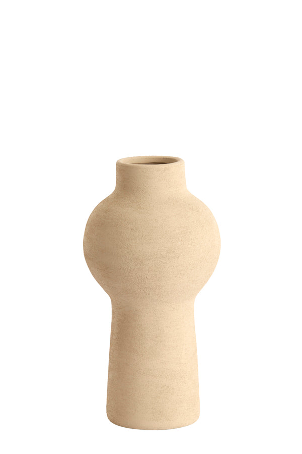 Light & Living Accessories Vase deco 13,5x27,5 cm YECLA ceramics light brown House of Isabella UK