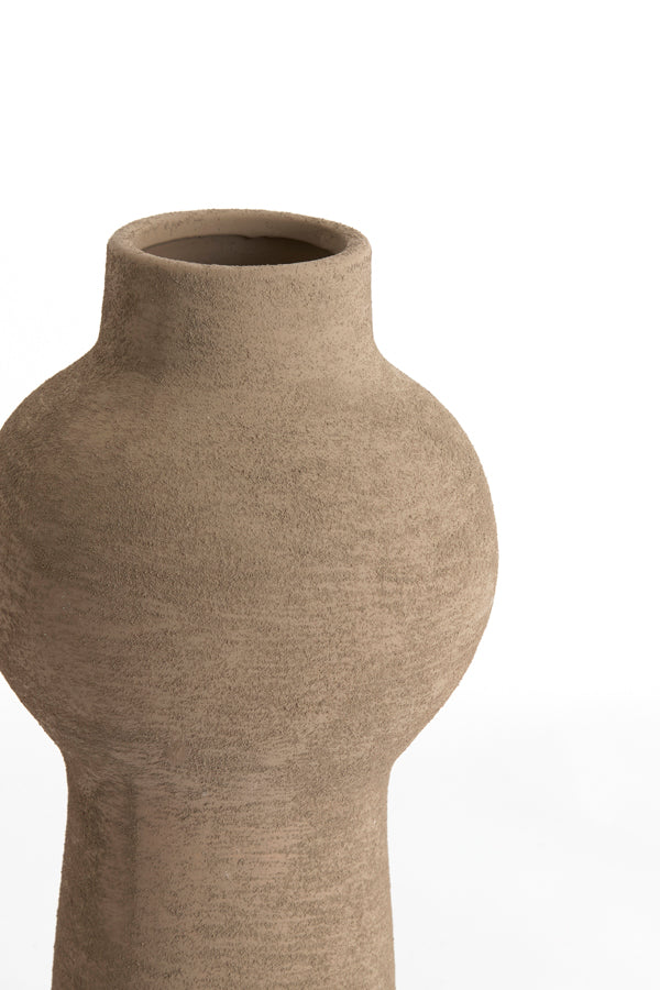Light & Living Accessories Vase deco 13,5x27,5 cm YECLA ceramics taupe House of Isabella UK