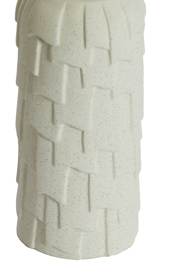 Light & Living Accessories Vase deco 13,5x28 cm LEIMA ceramics matt cream House of Isabella UK