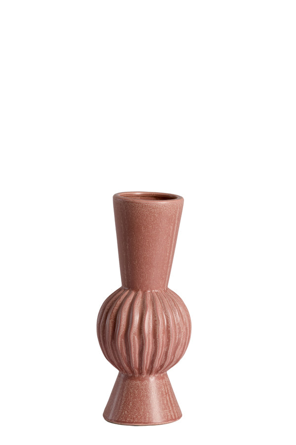 Light & Living Accessories Vase deco 13,5x33 cm SUZZARA ceramics old pink House of Isabella UK