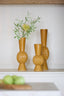 Light & Living Accessories Vase deco 13,5x40,5 cm SUZZARA ceramics cognac House of Isabella UK