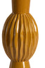 Light & Living Accessories Vase deco 13,5x51 cm SUZZARA ceramics cognac House of Isabella UK