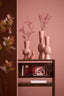 Light & Living Accessories Vase deco 13,5x51 cm SUZZARA ceramics old pink House of Isabella UK
