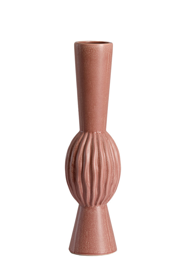 Light & Living Accessories Vase deco 13,5x51 cm SUZZARA ceramics old pink House of Isabella UK