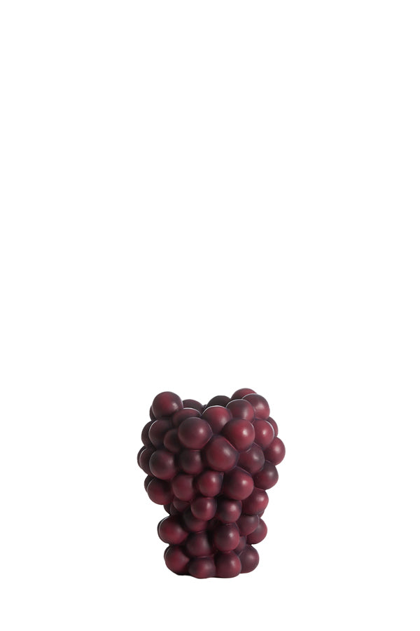 Light & Living Accessories Vase deco 13x12x15 cm GRAPES burgundy House of Isabella UK