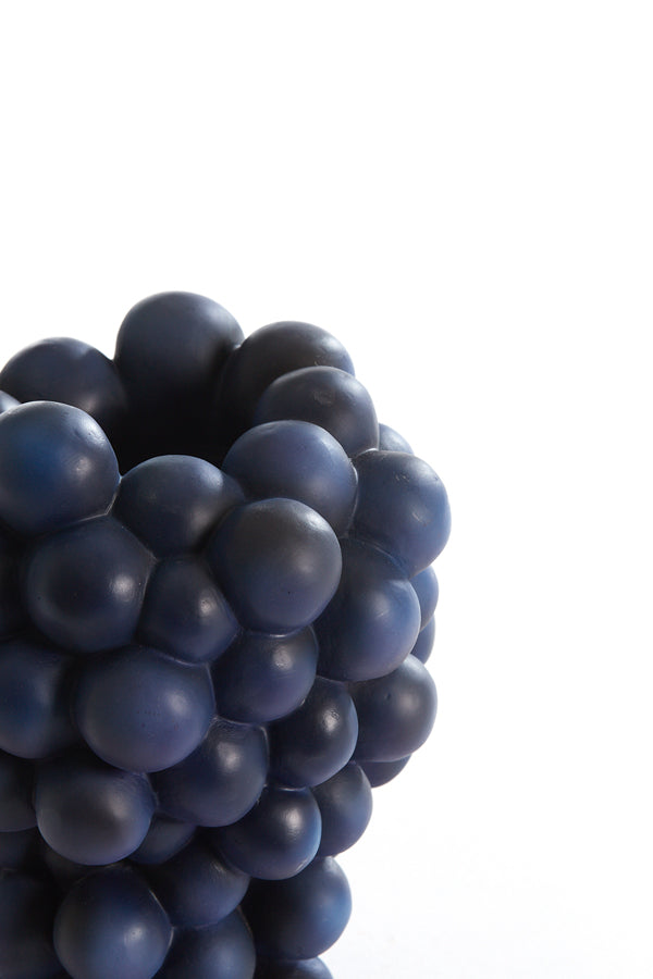 Light & Living Accessories Vase deco 13x12x15 cm GRAPES dark blue-purple House of Isabella UK
