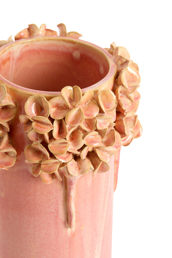 Light & Living Accessories Vase deco 13x18 cm LUSERNA ceramics light pink House of Isabella UK