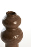 Light & Living Accessories Vase deco 13x26 cm ROGANO ceramics dark brown House of Isabella UK