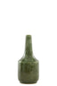 Light & Living Accessories Vase deco 13x28,5 cm TEZU ceramics shiny dark green House of Isabella UK
