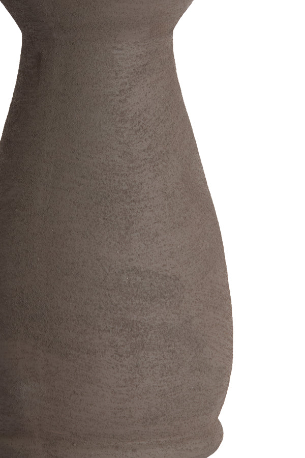 Light & Living Accessories Vase deco 13x34 cm YECLA ceramics dark brown House of Isabella UK