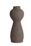 Light & Living Accessories Vase deco 13x34 cm YECLA ceramics dark brown House of Isabella UK