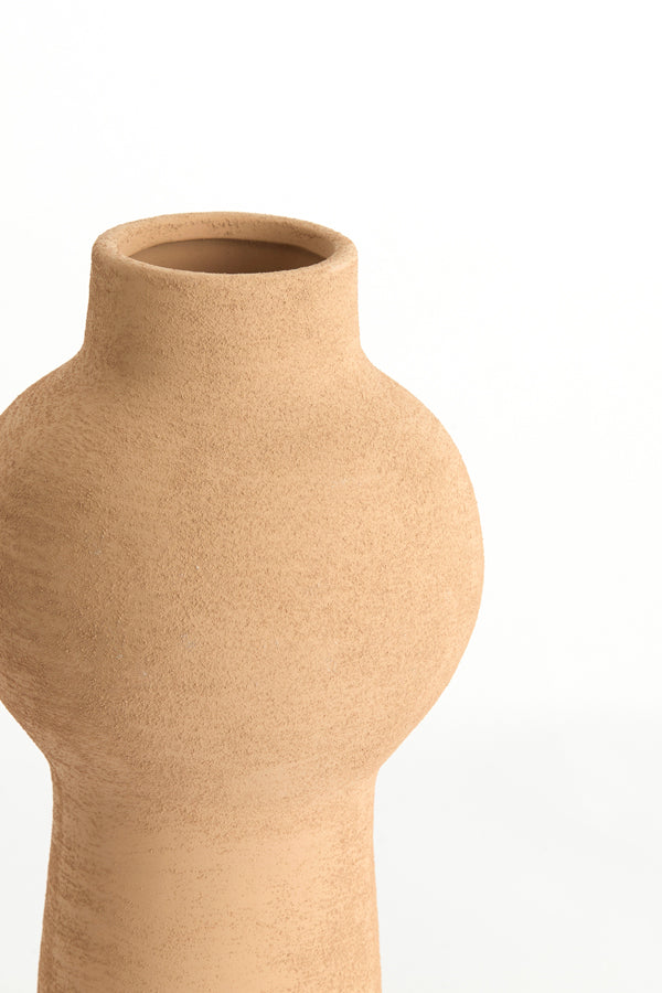 Light & Living Accessories Vase deco 13x34 cm YECLA ceramics light peach House of Isabella UK
