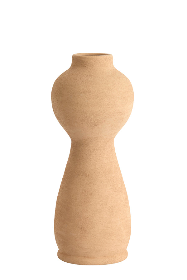 Light & Living Accessories Vase deco 13x34 cm YECLA ceramics light peach House of Isabella UK