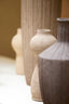 Light & Living Accessories Vase deco 13x34 cm YECLA ceramics taupe House of Isabella UK