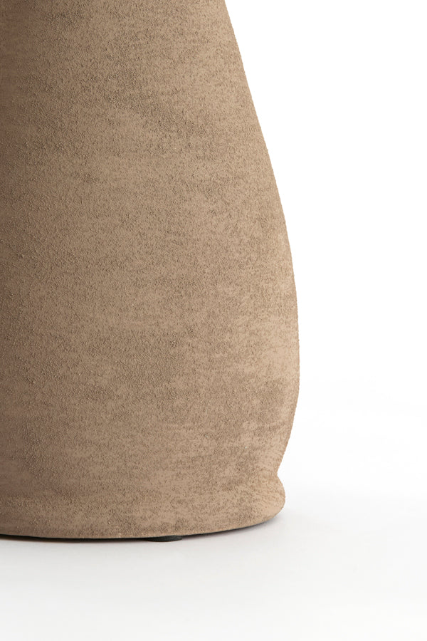 Light & Living Accessories Vase deco 13x34 cm YECLA ceramics taupe House of Isabella UK
