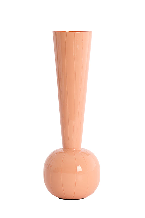 Light & Living Accessories Vase deco 13x36 cm TODI light pink+orange House of Isabella UK