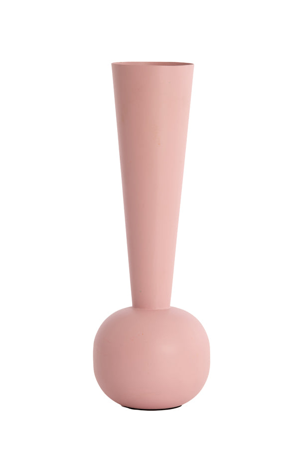 Light & Living Accessories Vase deco 13x36 cm TODI matt light pink House of Isabella UK