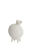 Light & Living Accessories Vase deco 14,5x10,5x21 cm BUGIBBA matt cream House of Isabella UK