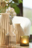 Light & Living Accessories Vase deco 14,5x13x27,5 cm JONAI ceramics matt cream-black House of Isabella UK