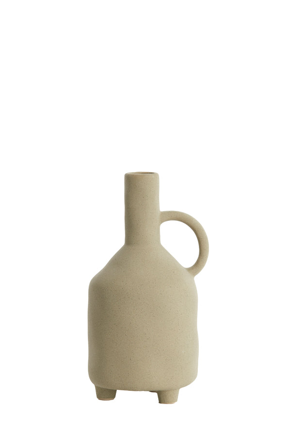 Light & Living Accessories Vase deco 14,5x13x27,5 cm JONAI ceramics matt olive green House of Isabella UK