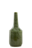 Light & Living Accessories Vase deco 14,5x35,5 cm TEZU ceramics shiny dark green House of Isabella UK
