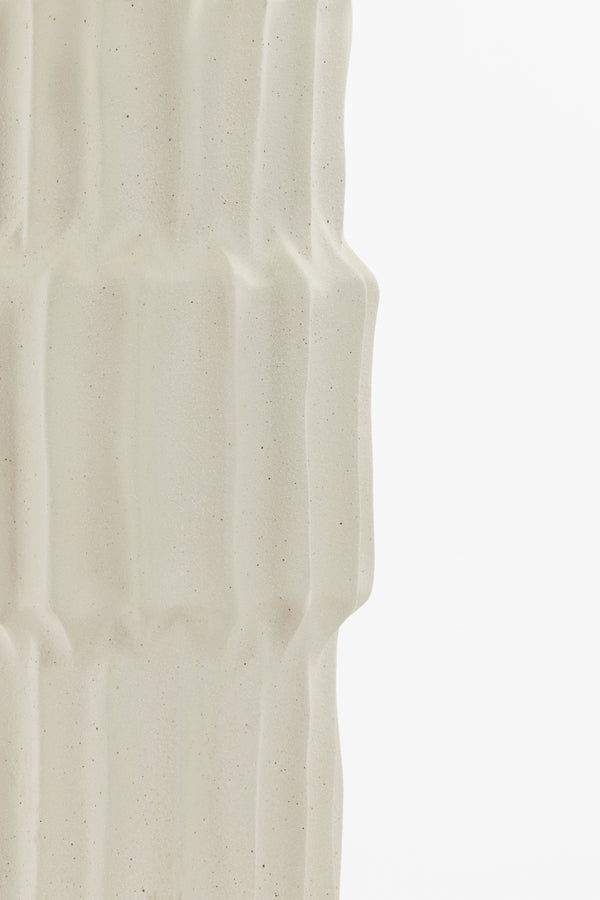 Light & Living Accessories Vase deco 14,5x36 cm LONGA ceramics cream House of Isabella UK