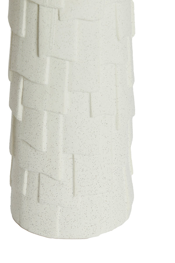 Light & Living Accessories Vase deco 14,5x42 cm LEIMA ceramics matt cream House of Isabella UK