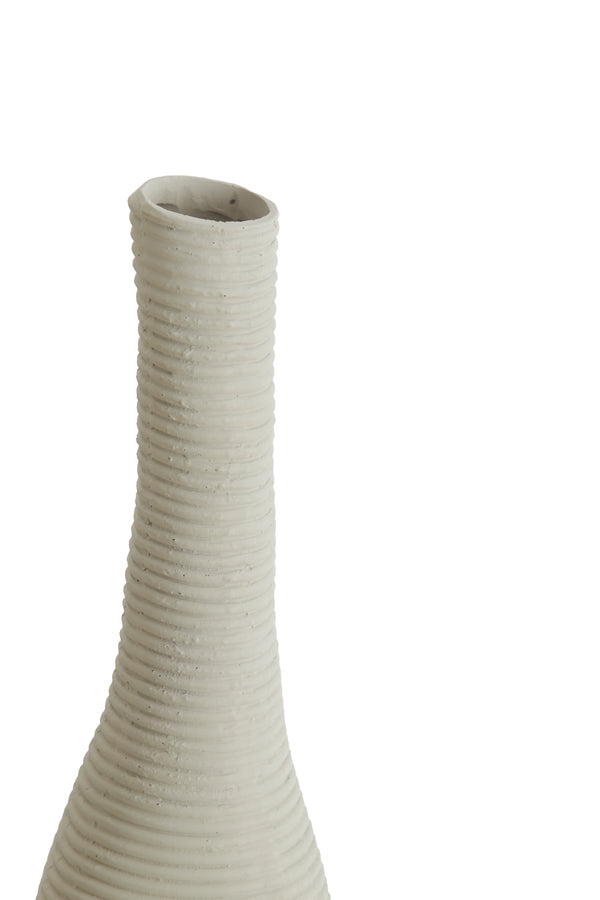 Light & Living Accessories Vase deco 14,5x69,5 cm HAYE cream House of Isabella UK