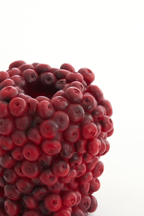 Light & Living Accessories Vase deco 14x16,5 cm BERRIES burgundy House of Isabella UK