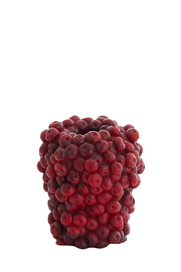 Light & Living Accessories Vase deco 14x16,5 cm BERRIES burgundy House of Isabella UK