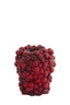 Light & Living Accessories Vase deco 14x16,5 cm BERRIES burgundy House of Isabella UK