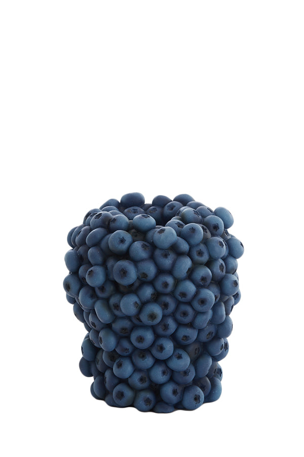 Light & Living Accessories Vase deco 14x16,5 cm BERRIES dark blue House of Isabella UK