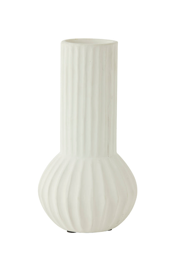 Light & Living Accessories Vase deco 14x26 cm FEYO ceramics cream House of Isabella UK