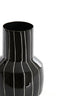 Light & Living Accessories Vase deco 14x30 cm SENUMA shiny black+white House of Isabella UK