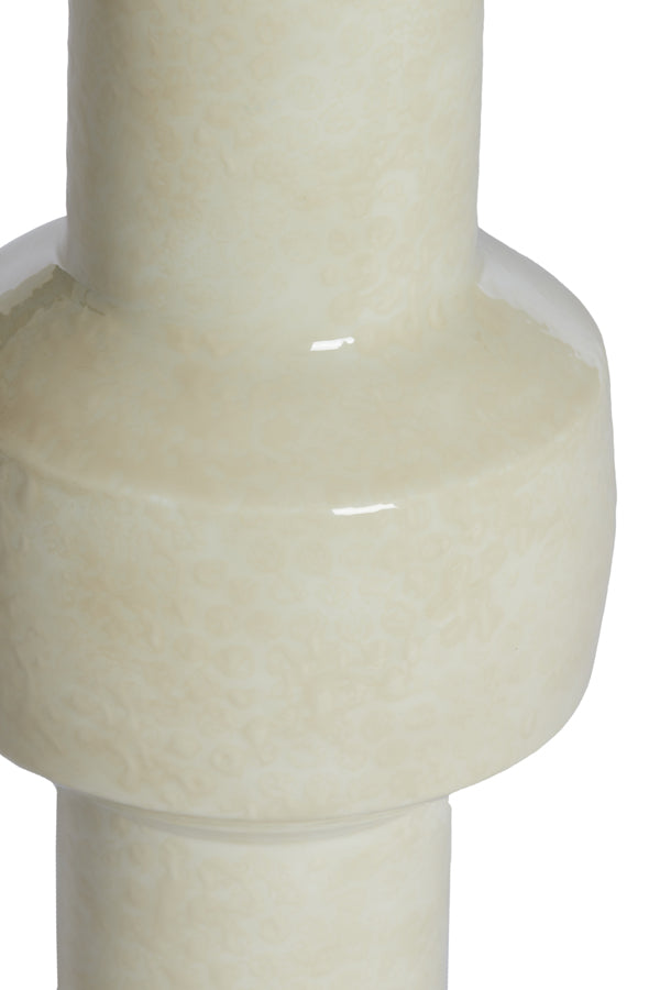 Light & Living Accessories Vase deco 14x30 cm SENUMA shiny cream House of Isabella UK