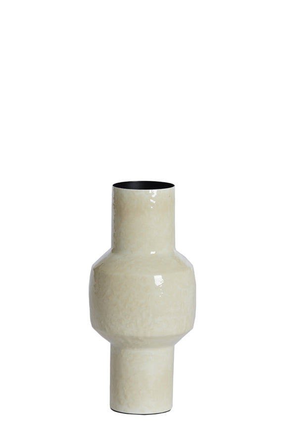 Light & Living Accessories Vase deco 14x30 cm SENUMA shiny cream House of Isabella UK