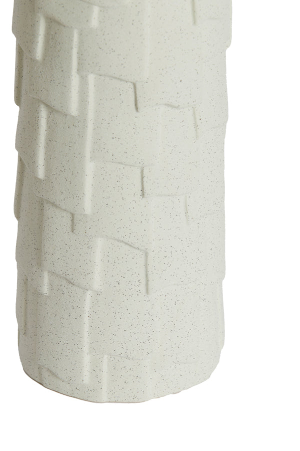 Light & Living Accessories Vase deco 14x34,5 cm LEIMA ceramics matt cream House of Isabella UK