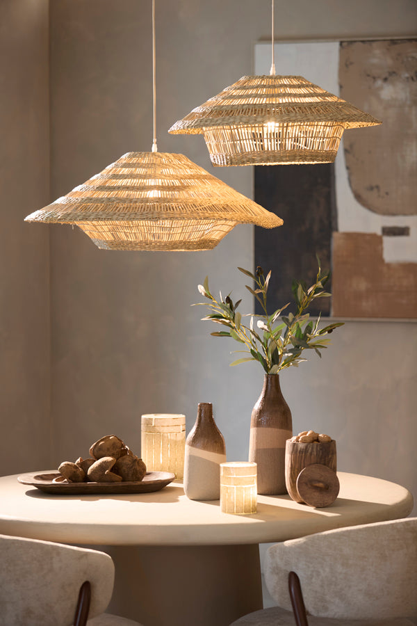 Light & Living Accessories Vase deco 14x36,5 cm ZUBIRI ceramics brown+beige+taupe House of Isabella UK