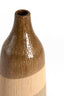 Light & Living Accessories Vase deco 14x36,5 cm ZUBIRI ceramics brown+beige+taupe House of Isabella UK