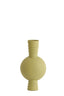 Light & Living Accessories Vase deco 14x40 cm KAVANSI matt olive green House of Isabella UK