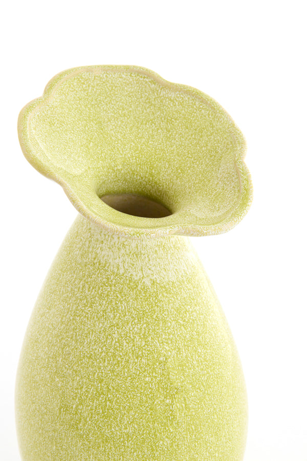 Light & Living Accessories Vase deco 15,5x29 cm CULLA ceramics light green House of Isabella UK