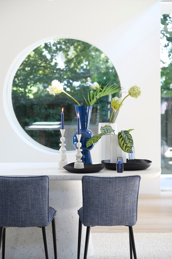 Light & Living Accessories Vase deco 15,5x30,5 cm LUMIAR matt white House of Isabella UK