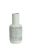 Light & Living Accessories Vase deco 15,5x33,5 cm MUNDAKA matt cream-black House of Isabella UK