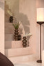 Light & Living Accessories Vase deco 15,5x37,5 cm ROGANO ceramics dark brown House of Isabella UK