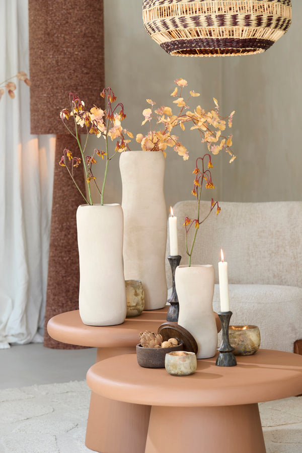 Light & Living Accessories Vase deco 15,5x38 cm SERAFINA ceramics light brown House of Isabella UK