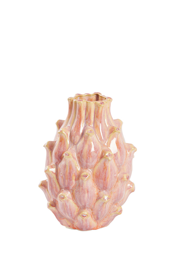 Light & Living Accessories Vase deco 15x20,5 cm TAYA ceramics pink House of Isabella UK