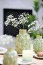 Light & Living Accessories Vase deco 15x20,5 cm TAYA ceramics yellow-green House of Isabella UK