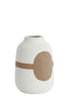 Light & Living Accessories Vase deco 15x21 cm DANAI ceramics matt cream-brown House of Isabella UK