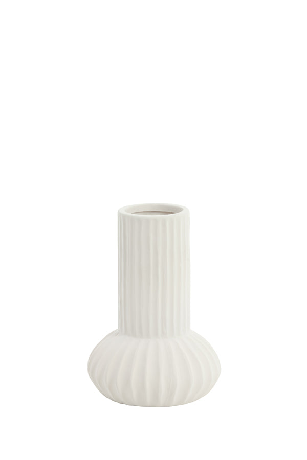 Light & Living Accessories Vase deco 15x21 cm FEYO ceramics cream House of Isabella UK