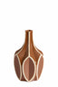Light & Living Accessories Vase deco 15x24 cm BOLENE brown+cream House of Isabella UK